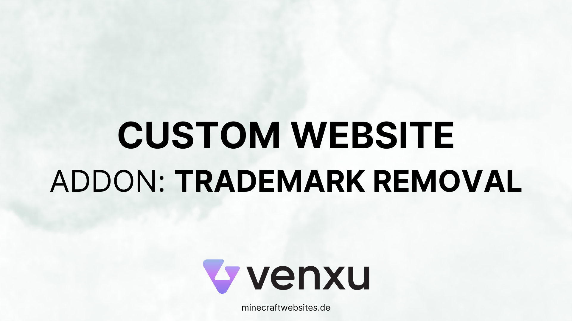 Webdesign Addon: Trademark removal - MinecraftWebsites by Venxu™ Collective