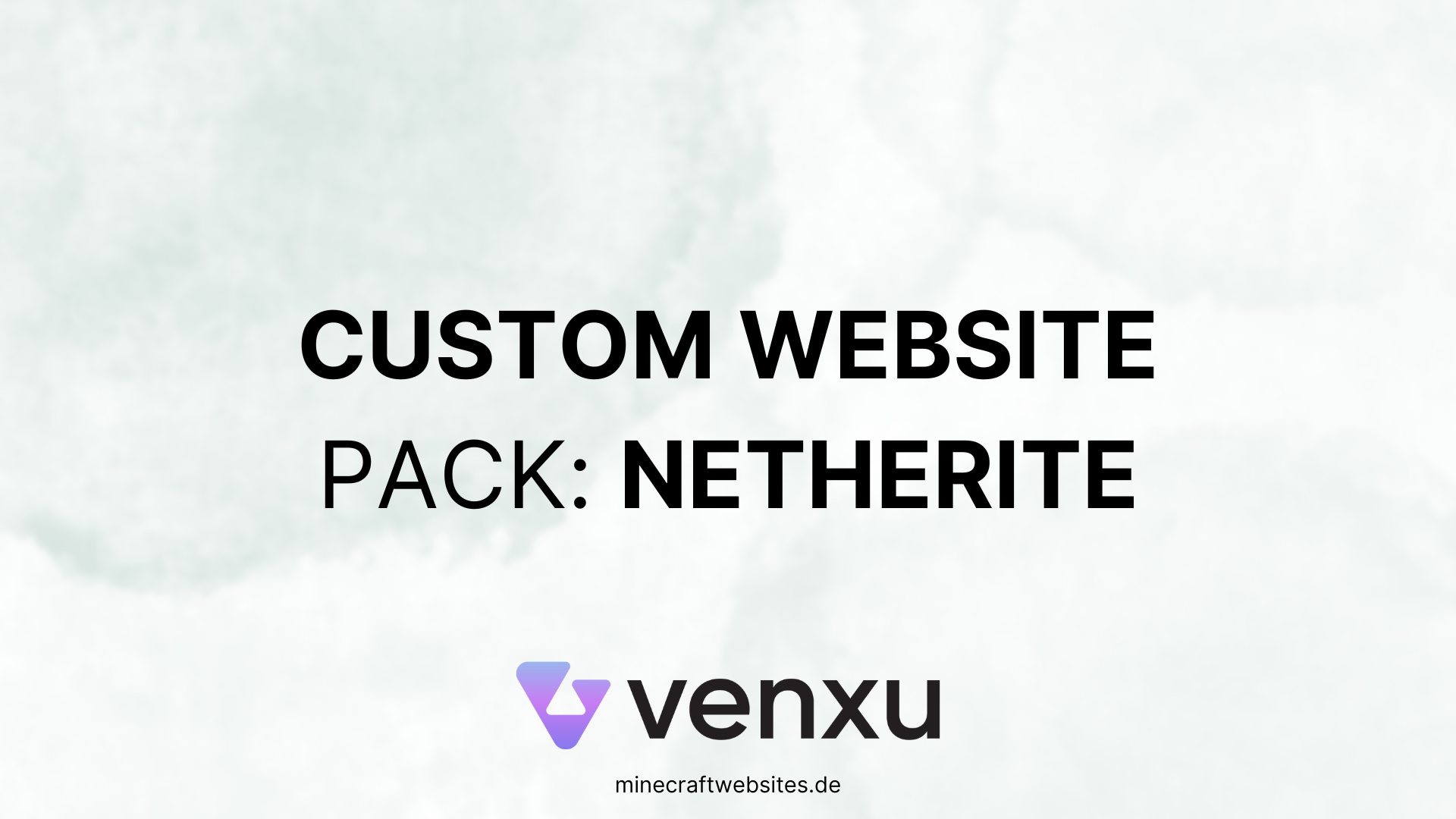 Webdesign Netherite - MinecraftWebsites by Venxu™ Collective